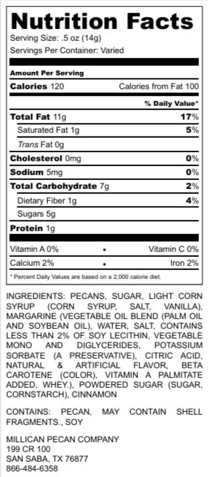 Cinnamon Candied Pecans - 12oz Bag - Flavored Pecans | Texas Pecan Cakes