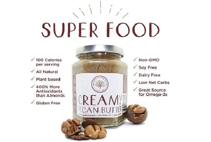 Creamy Pecan Butter - 8.5oz - Country Store | Texas Pecan Cakes