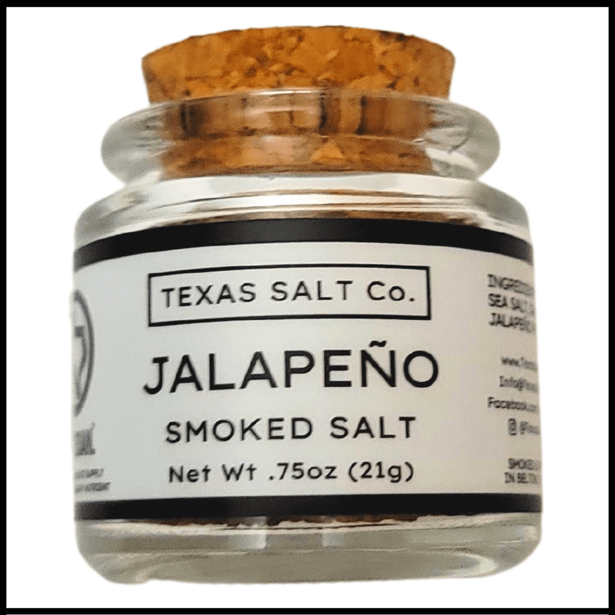 Jalapeño Smoked Salt - Salts with Heat | Texas Pecan Cakes