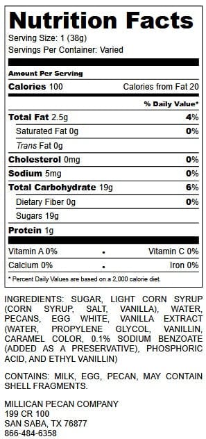 Pecan Divinity - Individual - Pecan Treats | Texas Pecan Cakes