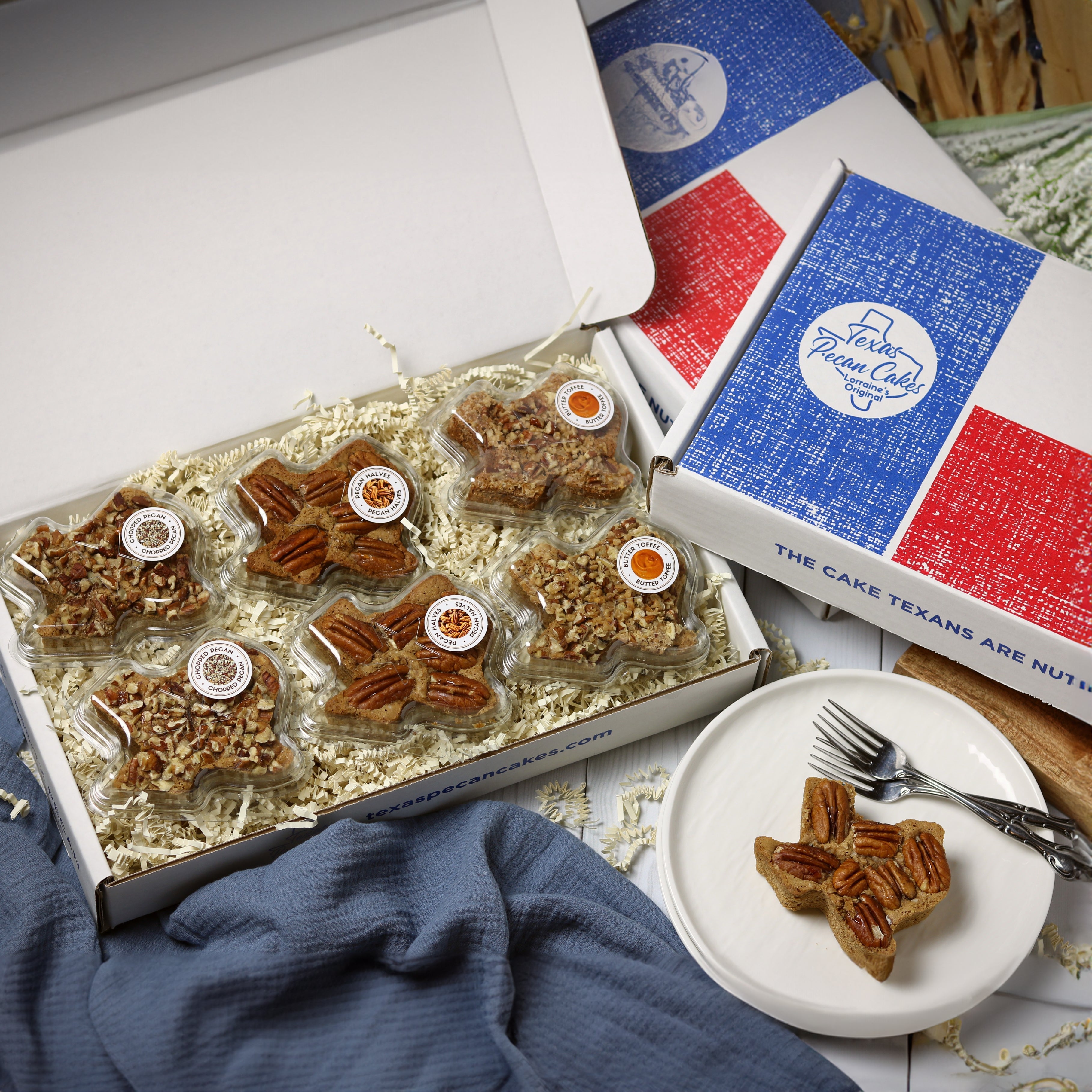 Small Cake - 6 Pack - Texas Pecan Cakes