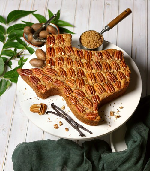 Texas Pecan Cakes Large Pecan Halve