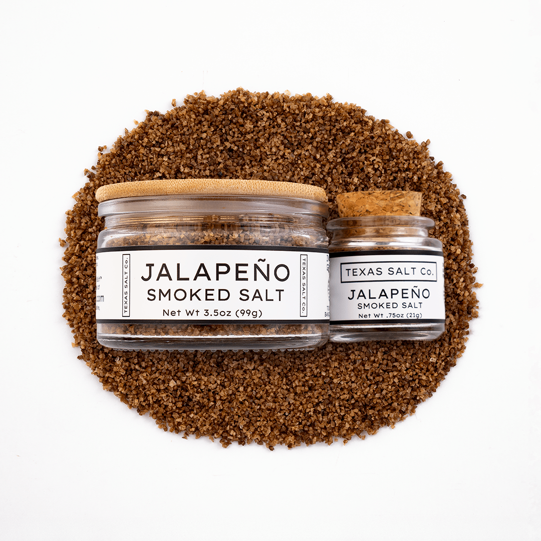 Jalapeño Smoked Salt - Salts with Heat | Texas Pecan Cakes