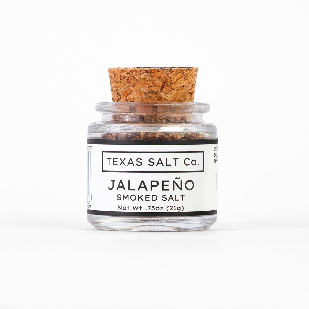 Jalapeño Smoked Salt - Salts with Heat | Texas Pecan Cakes
