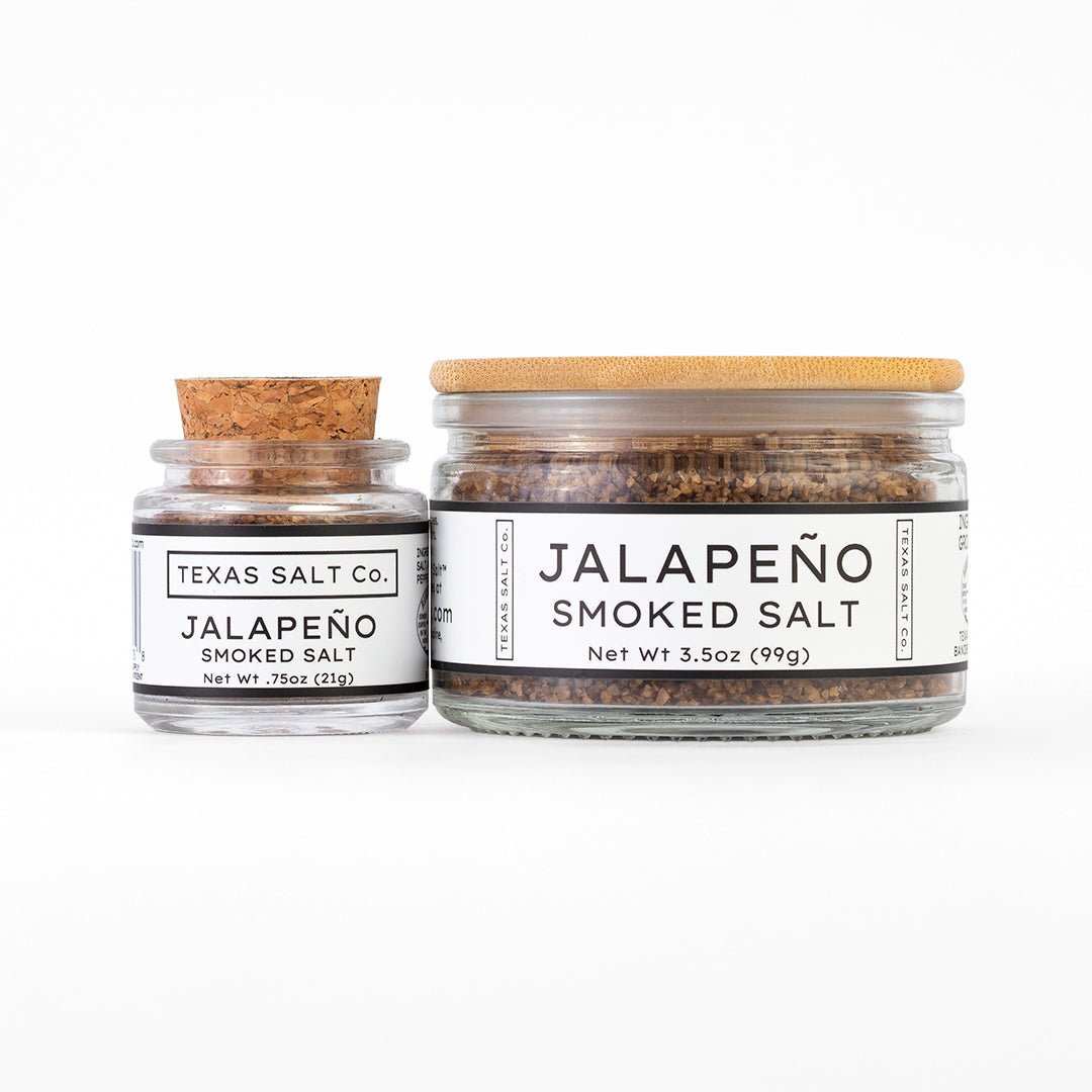 Jalapeño Smoked Salt - Salts with Heat | Texas Pecan Cakes