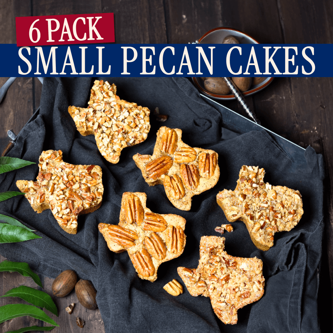 Texas Pecan CakesPecan CakesSmall Cake - 6 Pack