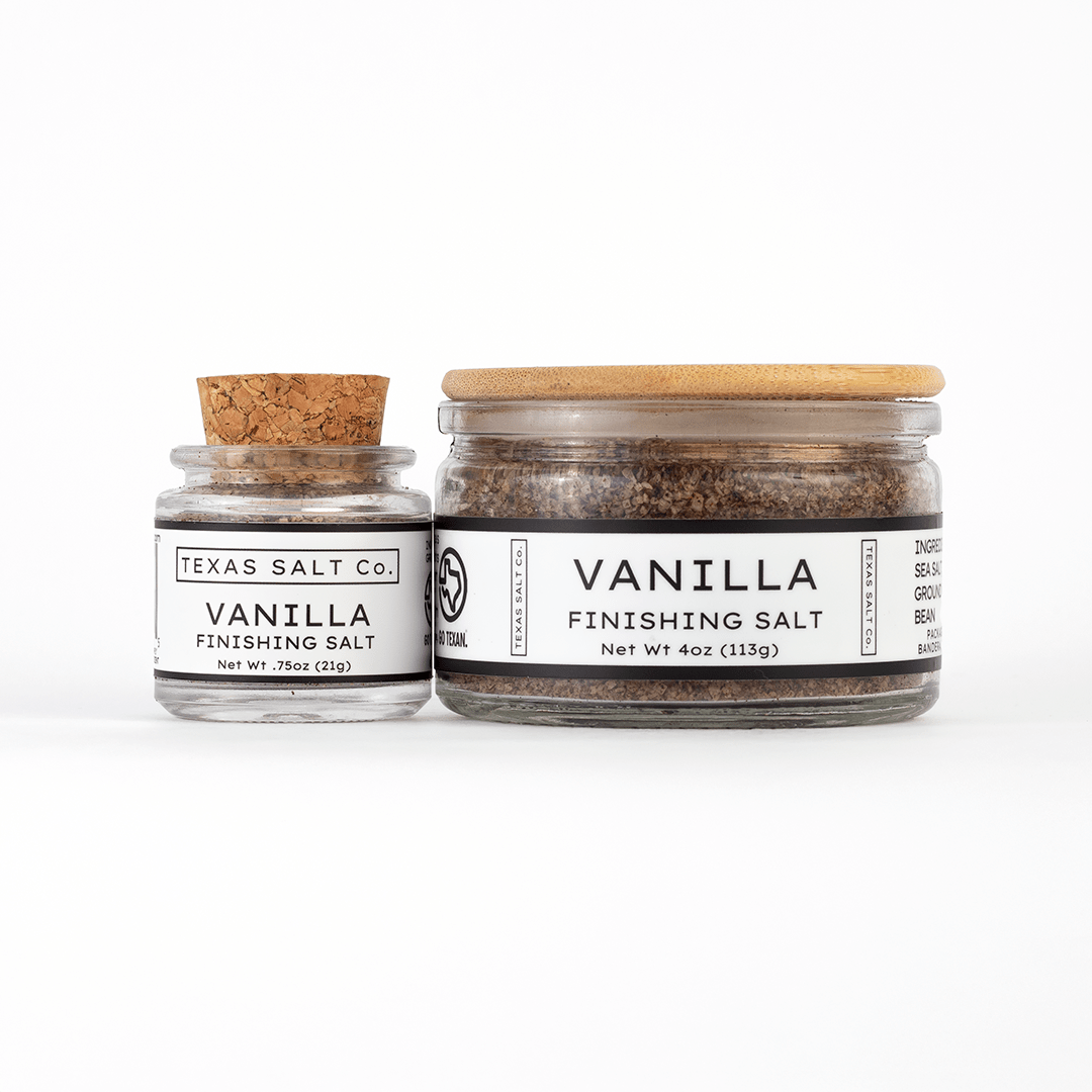 Vanilla Finishing Salt - Gourmet Salts | Texas Pecan Cakes