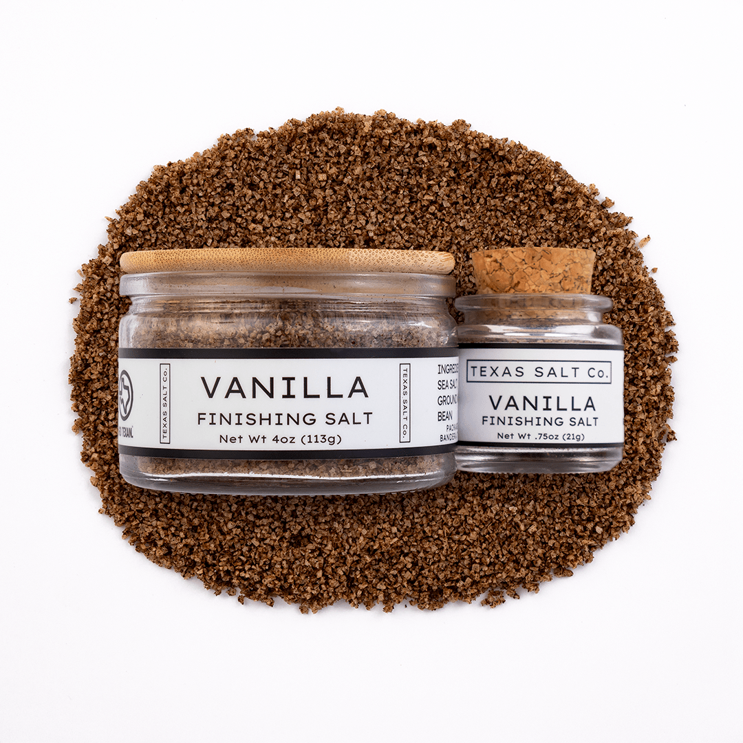 Vanilla Finishing Salt - Gourmet Salts | Texas Pecan Cakes
